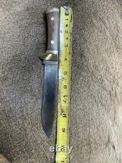 Vintage Bowie knife Custom Handmade 1095 USA STEEL & QUALITY LEATHER WORK