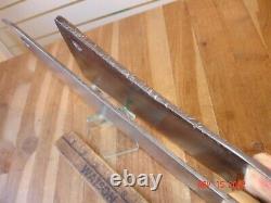 Vintage Briddell 12 Butcher Knife & 8 Meat Cleaver Solid Steel Made In U. S. A