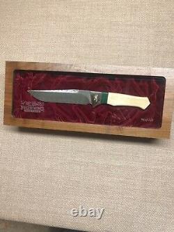 Vintage Browning 125th Anniversary Custom Hand Made Fixed Knife Limited Edition