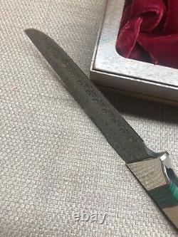 Vintage Browning 125th Anniversary Custom Hand Made Fixed Knife Limited Edition