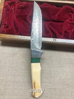 Vintage Browning 125th Anniversary Custom Hand Made Fixed Knife Limited Edition