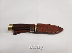 Vintage Browning USA 37181 Drop Point Fixed Blade 3.75 Blade 7.75 OAL