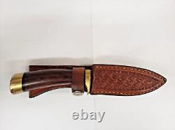 Vintage Browning USA 37181 Drop Point Fixed Blade 3.75 Blade 7.75 OAL