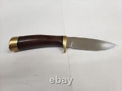 Vintage Browning USA 37181 Drop Point Fixed Blade 3.75 Blade 7.75 OAL