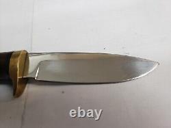 Vintage Browning USA 37181 Drop Point Fixed Blade 3.75 Blade 7.75 OAL