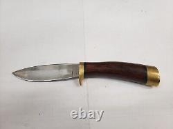 Vintage Browning USA 37181 Drop Point Fixed Blade 3.75 Blade 7.75 OAL