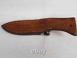 Vintage Browning USA 37181 Drop Point Fixed Blade 3.75 Blade 7.75 OAL