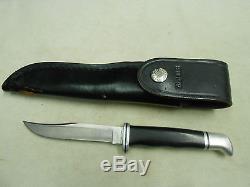 Vintage Buck 102+ Woodsman Hunting Knife With Matching Number Sheath