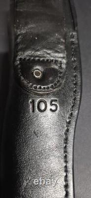 Vintage Buck 105 Pathfinder Hunting Knife Ram Horn Handle 1972-86