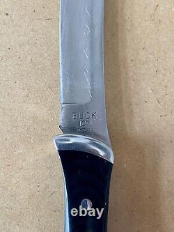 Vintage Buck 107 Knife with Sheath. Pre-Date