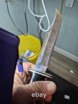 Vintage Buck 120 USA Fixed Blade Hunting Knife Stock 12 Unused