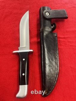 Vintage Buck 124 Frontiersman Fixed Blade Knife w Sheath PPSKN363427