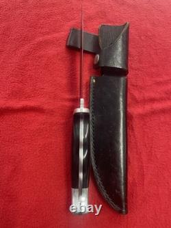 Vintage Buck 124 Frontiersman Fixed Blade Knife w Sheath PPSKN363427