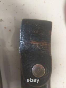 Vintage Buck Fixed Hunting Blade Knife 102 WITH SHEATH