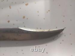 Vintage Buck Fixed Hunting Blade Knife 102 WITH SHEATH