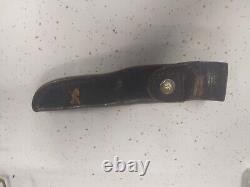 Vintage Buck Fixed Hunting Blade Knife 102 WITH SHEATH