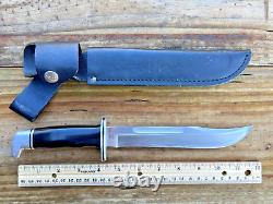 Vintage Buck Knife Model 120-Fixed Blade Knife withSheath-1967 to 1972-7.5 Blade