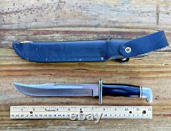 Vintage Buck Knife Model 120-Fixed Blade Knife withSheath-1967 to 1972-7.5 Blade