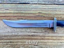 Vintage Buck Knife Model 120-Fixed Blade Knife withSheath-1967 to 1972-7.5 Blade