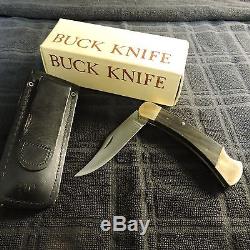 Vintage Buck Model 110 Hunting Knife With Original Box And Sheath