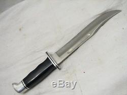 Vintage Buck USA 120 General Large Hunting Knife 7 Blade withSheath