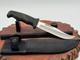 Vintage Buck USA 619 Woodsmate Fixed Blade WithRubber Handle Sheath-1097.25