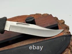 Vintage Buck USA 619 Woodsmate Fixed Blade WithRubber Handle Sheath-1097.25