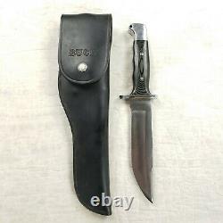 Vintage Buck USA Made 124 Frontiersman Knife 1967 Pre 1972 With Sheath 60s 70s