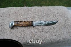 Vintage CASE 1940-65 Stag handle Fixed blade Hunting Knife