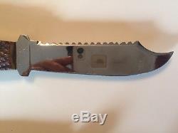Vintage CASE Fixed Blade Hunting Knife With Leather Sheath