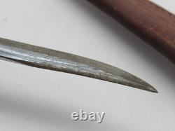 Vintage CASE Hunting Knife Fixed Blade Stag Handle XX Leather Sheath