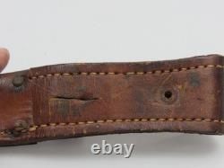 Vintage CASE Hunting Knife Fixed Blade Stag Handle XX Leather Sheath