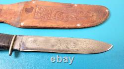 Vintage CASE Hunting Military Style Knife + Sheath 1940-65 TR1229