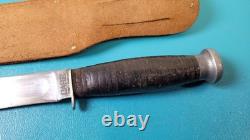 Vintage CASE Hunting Military Style Knife + Sheath 1940-65 TR1229