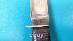 Vintage CASE Hunting Military Style Knife + Sheath 1940-65 TR1229