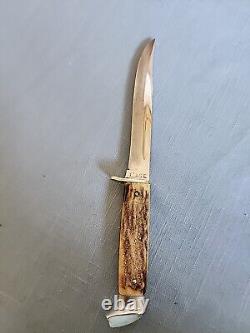 Vintage CASE Stag Handle Hunting Knife Older Tang Stamp 1940