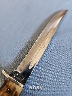 Vintage CASE Stag Handle Hunting Knife Older Tang Stamp 1940