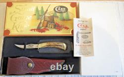 Vintage CASE XX 1979 Stamp 523-3-1/4 SSP SMALL GAME KNIFE Stag Mint with Box