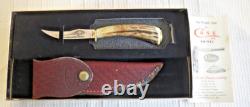 Vintage CASE XX 1979 Stamp 523-3-1/4 SSP SMALL GAME KNIFE Stag Mint with Box