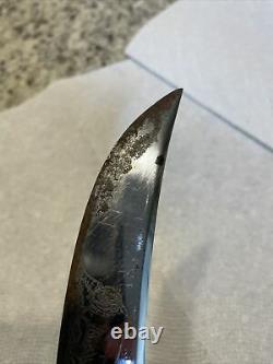 Vintage CASE XX Kodiak Fixed Blade Hunting Knife Stag Handle
