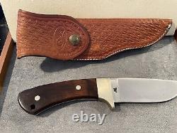 Vintage CASE XX Pawnee R603 SSP Knife & Tooled Leather Sheath-951.23
