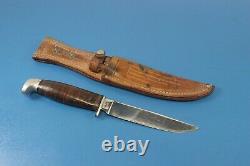 Vintage CASE XX USA 315 4-3/4 Hunting Knife Blade with CASE Sheath c. 1965-80