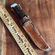 Vintage CASE XX USA 323-6 Fixed Blade Knife Stacked Leather + Orig Sheath