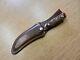 Vintage Camillus USA #1013 Fixed Blade Knife With Sheath 9 3/4 Long Used
