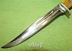 Vintage Case 5 Blade Hunting Knife withStag Handle & Sheath