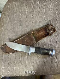 Vintage Case Woodcraft Style Blade, Skinner, Orig. Sheath