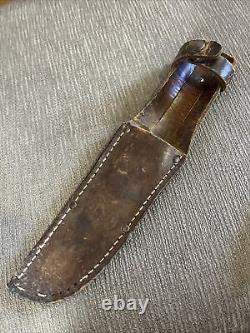 Vintage Case Woodcraft Style Blade, Skinner, Orig. Sheath