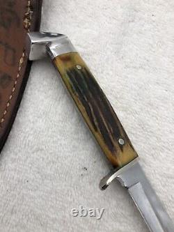 Vintage Case XX 1940-1964 Stag Handle Sheath Knife Great Condition