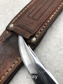 Vintage Case XX 1940-1964 Stag Handle Sheath Knife Great Condition