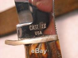 Vintage Case XX 523-5 Stag Handle Hunting Knife